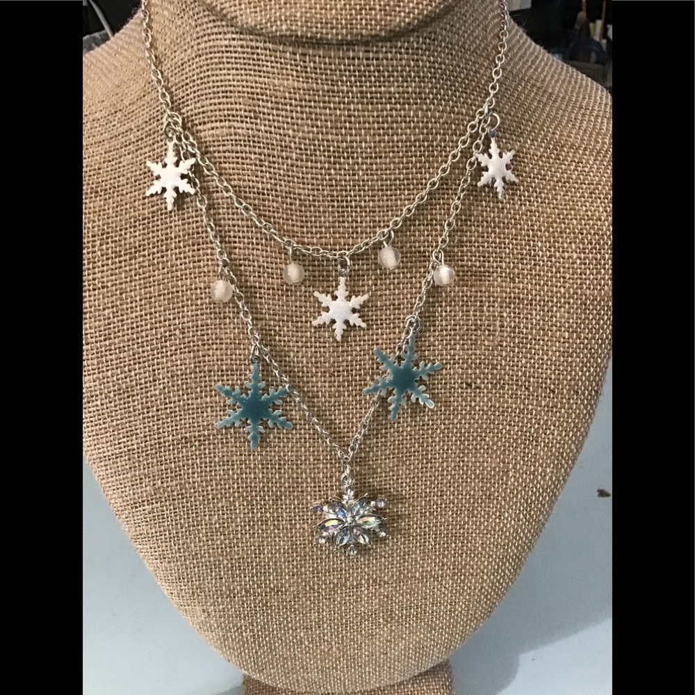 🇦🇷NEW snowflakes necklace